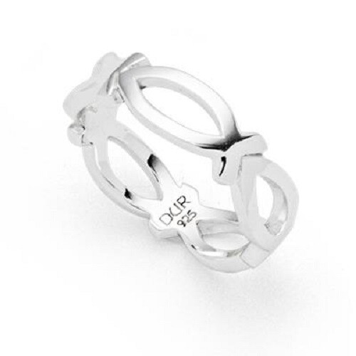 Dur schmuck ring fisch - ring, 925/-