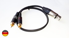 Chinch auf xlr adapterkabel - chinch,
