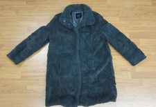 Damen Teddy Mantel Bonita grau mit Innenfutter Gr. 40