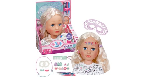 Baby born stylingkopf bemalen - born,