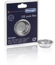 Delonghi E.S.E. Pad-Sieb DLSC402  Filtereinsatz für 1 Tasse Espresso, Edelstahl