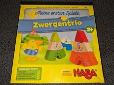 HABA Zwergentrio Meine ersten Spiele 4681 2+ Holz Spielzeug 