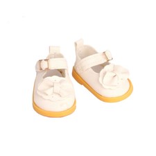 Puppen Schuhe weiß mit