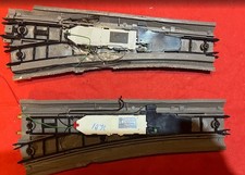 Roco H0 42532 mit 42624 Digital-Weichenantrieb 15 - Roco Line Gleis mit Bettung