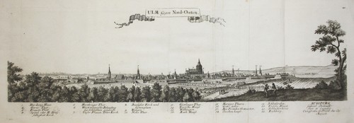 Ulm panorama schwäbische - schwäbische, alb