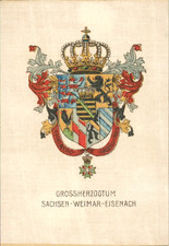 ~1910 Seidenbild auf