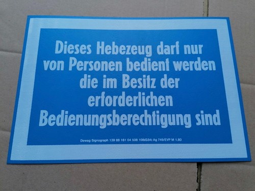 Original schild fabrik - original,