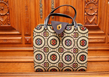 Gobelin Henkel-Handtasche