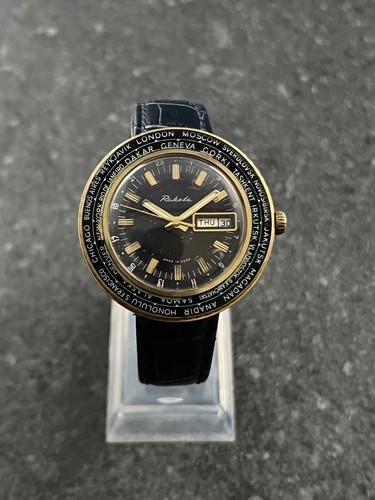 Vintage raketa world time - world, 41mm