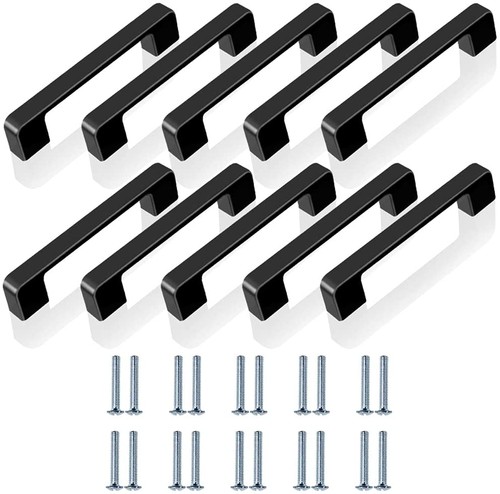 10x möbelgriffe schwarz - 10x,
