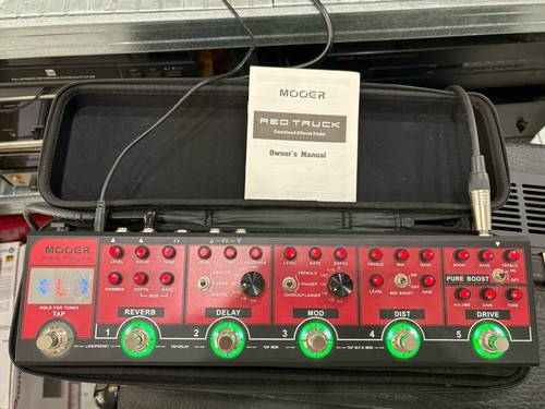 Mooer red truck - truck, effekt