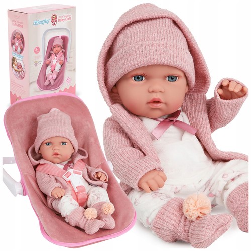 Babypuppe 30cm mit rosa