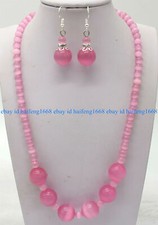 Natürlich 6mm+14mm Rosa Opal