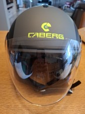 Motorradhelm CABERG Jethelm , Neu Ohne Etikett Gr.L..in Grün/ Grau