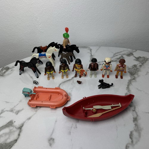 Playmobil western konvolut - playmobil,