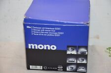 mono filio - Set 2 x Teetasse mit Unterteller - Edelstahl rostfrei/Glas