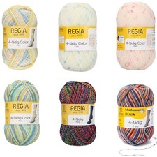 50g regia color fädig - regia, 4-fädig