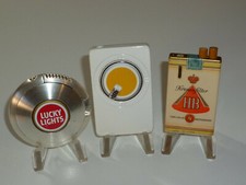 3x GAS LIGHTERS LUCKY STRIKE, HB - KONVOLUT - FEUERZEUGE - CONVOLUTE - BRIQUETS