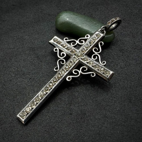 Kreuz anhänger silber paste - anhänger,