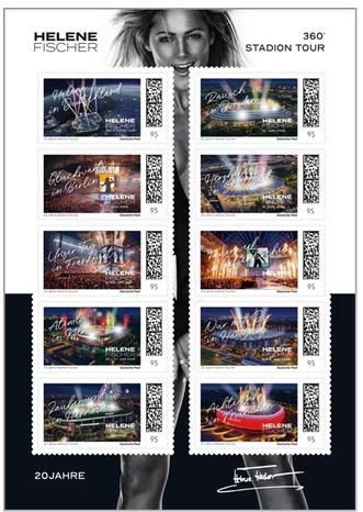 Helene fischer briefmarken - briefmarken,