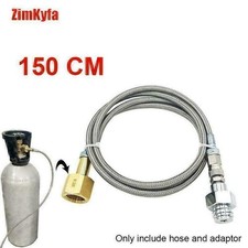 1,5 m Hochdruckschlauch Blue Home CO2 Adapter Schlauch für 2 - 10 kg Flasch G5B9