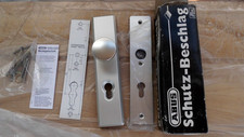 ABUS Schutzbeschlag KLS114  72mm Schutz-Wechselgarnitur Klinke Knopf Türbeschlag