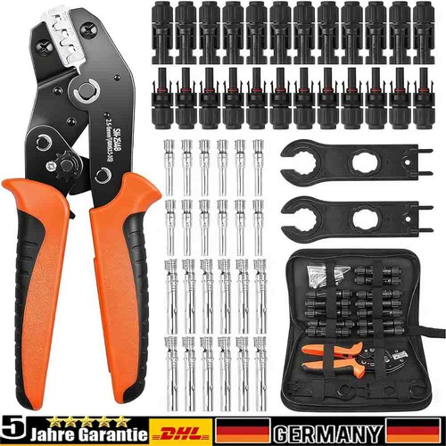 Solarstecker crimpzange set - crimpzange,