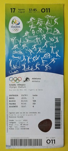 Olympiade 2016 ticket - olympiade,