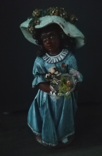 Wachsfigur schwarzes mädchen - wachsfigur,