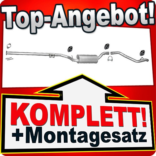 Auspuff für ford focus mk2 - auspuff,