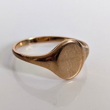 9 kt Gelbgold Siegelring