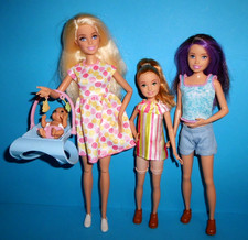 %**"Barbie Schwestern*Barbie*Skipper*Stacie*Crissy mit Wipper***%