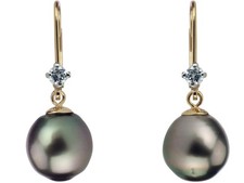 Tahiti Perlen Ohrringe 585