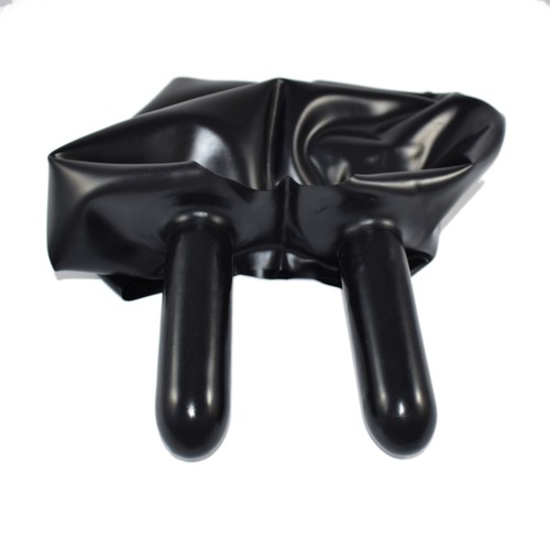 Rubberfashion latex hotpants - rubberfashion,