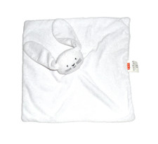 Schmusetuch Hema Holland weiß HASE / HÄSCHEN FROTTEE Schnuffeltuch Kuscheltuch