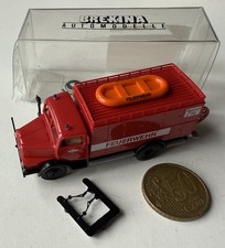 i802 BREKINA 1:87 LKW FEUERWEHR Lösch/Schlauchwagen  rot H0 DDR IFA H6 ovp