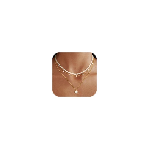 Stück gold perlen - 3, kette