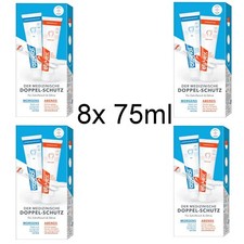 4x 2er Pack Aronal Elmex Doppelschutz Zahnpasta 8x 75ml Zahncreme