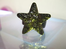 hübscher Aufsatz - Stern oliv 24mm - kompatibel mit Charlotte 21 Ring