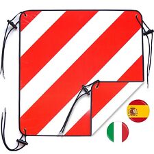 2in1 Warntafeln Warnschild reflektierend Italien Spanien 50x50 Aluminium B Ware