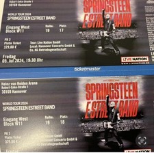 2x Bruce Springsteen Platin-Tickets Hannover 5.7.2024 Sitzplätze zum OP
