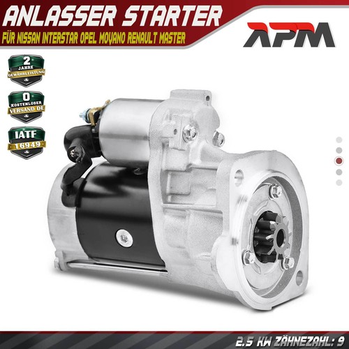 Anlasser starter kw - starter, 2,5