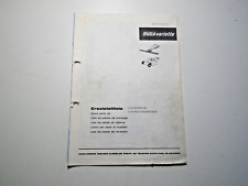 Ersatzteilliste Mähwerk (5103) Rotationsmäher (5108)  für Hako Variette