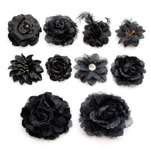 10x haarblume ansteckblume - haarblume,