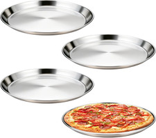 4 Stück Pizzablech Rund 26