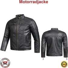 Herren Lederjacke Bikerjacke
