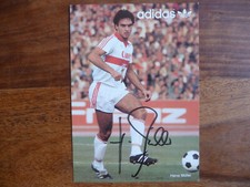 Autogrammkarte von Hansi Müller Fußballer