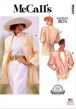 Schnittmuster Damenblazer McCalls mc8491 34-42