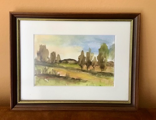 Aquarell bild handgemalt - aquarell,