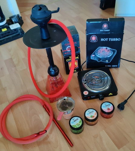 Shisha komplettset mit - shisha,